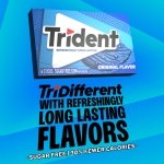 Trident Original Sugar Free Gum, 12 Packs of 14 Pieces (168 Total Pieces) - Image 5