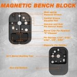 BESTNULE 26pc Roll Pin Punch Set with Bench Block & Pivot Pin Tool & Hammer - Image 4