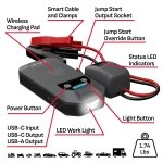 Schumacher Electric Portable Car Battery Jump Starter & Power Bank – SL1674 - Image 6