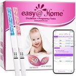 easy@Home 50 Ovulation Test Strips and 20 Pregnancy Test Strips Combo Kit