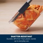 Rubbermaid Brilliance BPA-Free Food Storage Containers, Medium Deep, 4.7 Cup, 2-Pack, Airtight & Leak-Proof, Microwave & Dishwasher Safe - Image 3