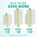 Pampers Sensitive Baby Wipes, Unscented, Fragrance Free, Clinically Proven, Water Based, Hypoallergenic, Multi-Use, Hand Wipes, 1008 Wipes Total (18X Flip-Top Packs) - Image 11