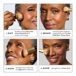 LAURA GELLER Makeup Brushes - 06 Face It All 2pc With Kabuki Brush - Image 2