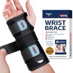 FEATOL Carpal Tunnel Wrist Brace Night Support, Adjustable Right Hand Brace
