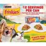 Purina Friskies Pate Wet Cat Food Variety, Seafood & Chicken, (40) 5.5 oz - Image 9