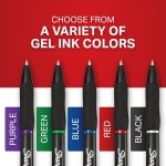 Sharpie S-Gel, Gel Pens, Medium Point (0.7mm), Assorted Colors, 8 Count - Image 2