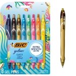 BIC Gelocity Quick Dry Ocean Themed Gel Pen Set, Medium Point, 0.7mm