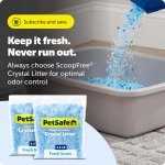 PetSafe ScoopFree Premium Crystal Litter, Fresh Scent, 4.3 Lb Bag, 2 Pack - Image 9