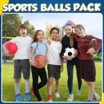 PlayBolt Sports Balls for Kids & Toddlers Toys - (Pack of 4) 5-inch - Image 5