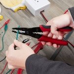 WGGE WG-015 Professional Wire Stripper, Wire Cutter and Wire Crimper 8-inch - Image 5