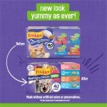 Purina Friskies Pate Wet Cat Food Variety, Seafood & Chicken, (40) 5.5 oz - Image 2